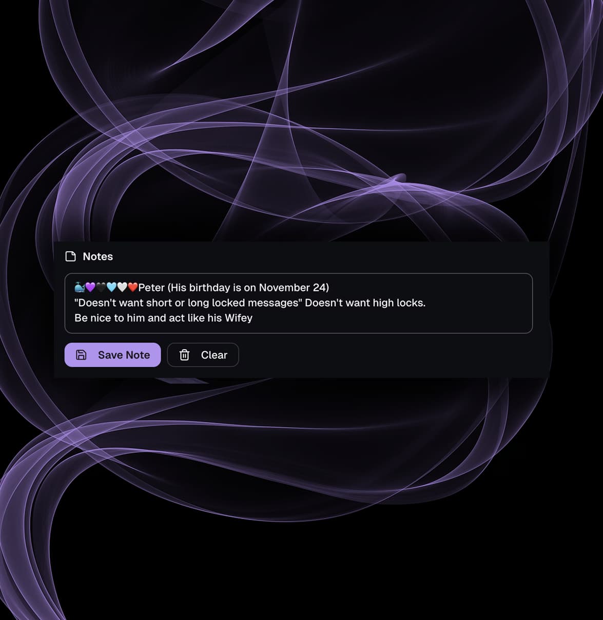 Fansly team notes and collaboration on fan profiles