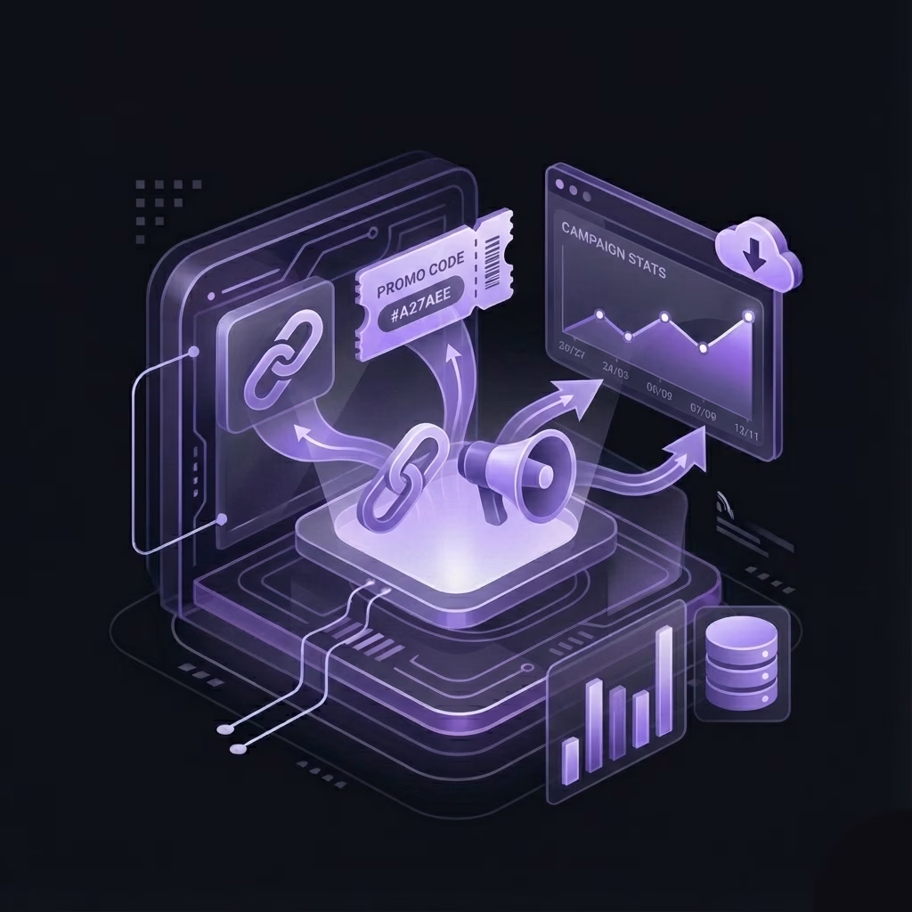 Links and campaigns export illustration