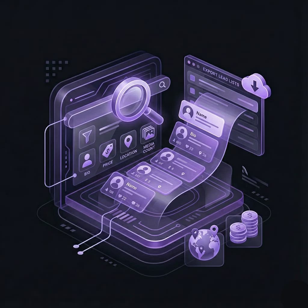 Public profiles export illustration