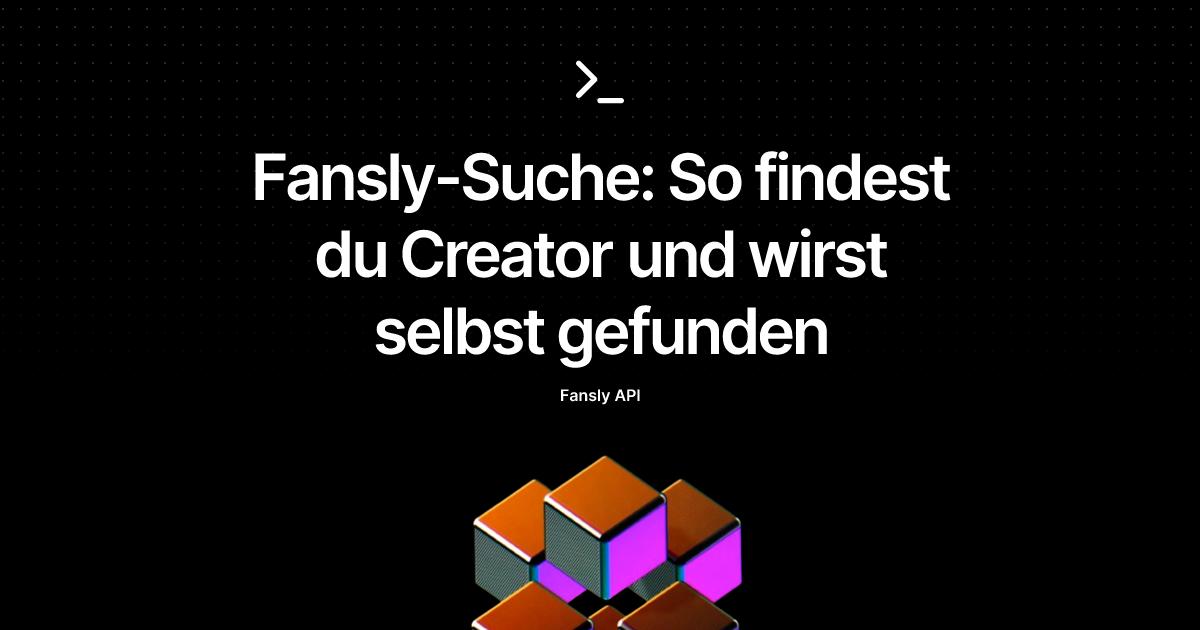 Fansly-Suche: So findest du Creator und wirst selbst gefunden